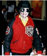 Click to enlarge Michael Jackson Wool Body Mickey Mouse Varsity Jacket -... - $119.99+