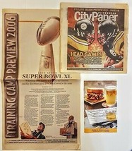 Pittsburgh Steelers Newspaper Pages LOT Training Camp 2006 &amp; 2011 Season... - £15.51 GBP