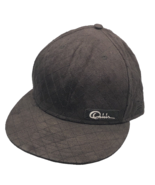 Vintage New Era OSIRIS Black Faux Suede Diamond Pattern Fitted Hat Size ... - $752.19 MXN