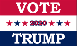 Vote Trump 2020 12x18 2x3 3x5 150D Nylon Flag Protect Official Flags Us First - £15.05 GBP