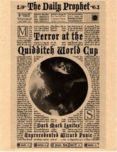 Harry Potter Daily Prophet Terror At The Quidditch World Cup Prop/Replica  - £1.65 GBP