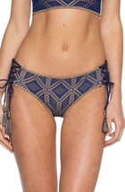 Becca 714407 Wanderlust Hipster Bikini Bottoms SZ XS/XP Navy - $34.02