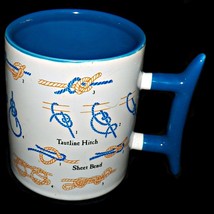 Unemployed Philosophers Guild Sailing How To Tie Knots Nautical Coffee Mug 3822 - £22.90 GBP