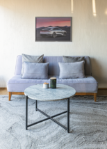 1462287 wooden framed poster mockup of an art print placed on a living room wall m31559 thumb200