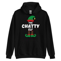 The Chatty Elf Funny Christmas Hoodie| Matching Christmas Elf Group Gift... - £25.37 GBP+