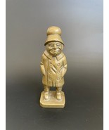 Vintage 2 lbs Weight Brass Old Salt Fisherman Statue Figurine Sculpture - £26.16 GBP