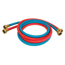 Everbilt 2-Pack 5ft Color-Coded Rubber Washer Fill Hose 3/4FHT x 3/4FHT ... - $15.45
