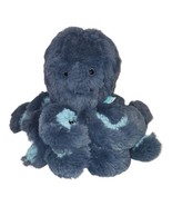 Manhattan Toy Company Navy Blue Octopus Plush Tentacles Stuffed Animal Sea 9" - £17.80 GBP