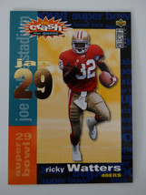 1995 Upper Deck #SB4 Ricky Watters Super Bowl XXIX San Francisco 49ers Card - £0.81 GBP