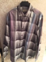 Pre-owned TOMMY BAHAMA Blue. Gray, Black Plaid Cotton/Silk Blend Shirt SZ L - $645.59 MXN