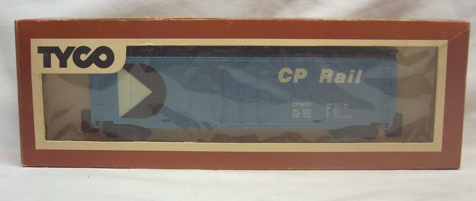 VINTAGE TYCO Electric TRAIN HO SCALE CP RAIL 50 Foot Plug Door Boxcar Ca... - $18.32