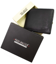 Cowhide Leather Men's Bifold Wallet with RFID Blocking - $14.84
