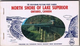 Postcard Booklet North Shore Of Lake Superior Ontario (10 Views) - £7.78 GBP