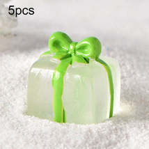 5pcs Christmas Micro Landscape Snowscape Decoration Accessories Christmas Resin  - £0.78 GBP