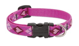 LupinePet 1/2-Inch Puppy Love 8-12-Inch Adjustable Dog Collar for Small ... - $22.21
