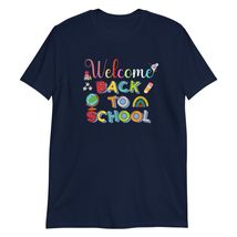 Welcome Back to School Shirt | First Day of School Teacher Gifts T-Shirt Black - £15.61 GBP+