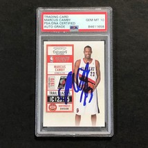 2010-11 Playoff Contenders Patches #22 Marcus Camby Signed AUTO 10 PSA Slabbed T - £47.95 GBP