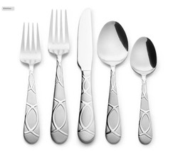 Brand New! Kitchinox Lily Frost 20-Piece Flatware Service For 4 - £34.95 GBP