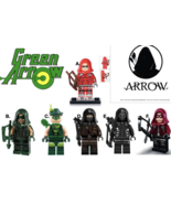 Green Arrow Dark Arrow Red minifigure building blocks superheroes comic ... - $750.65 MXN
