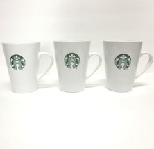 LOT OF (3) STARBUCKS COFFEE COMPANY 2015 GREEN SIREN PRINT WHITE 14 oz C... - £30.33 GBP