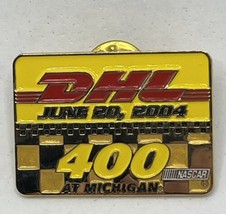 2004 DHL 400 Michigan Speedway Racing NASCAR Race Enamel Lapel Hat Pin - £6.22 GBP