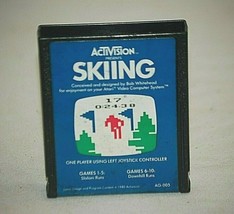 Vintage ActiVision 1980 Skiing Atari 2600 AG-005 GAME CARTRIDGE ONLY Unt... - £5.42 GBP