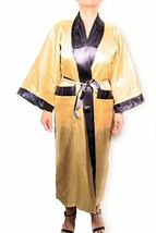 THY COLLECTIBLES Unisex Reversible Silk Satin Robe Kimono Relaxation Bathrobe Dr - $27.59