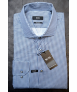 Camicia Da Uomo Hugo Boss Gordon Reg Fit In Lyocell/Cotone 37 14.5 - $68.59
