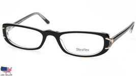 Sferoflex 1550 C388 Black On Transparent Eyeglasses 53-20-140mm (Display Model) - £30.28 GBP