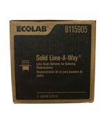 NEW 6 Tubs 1.33lbs each Ecolab Solid Lime-A-Way 6115905 Lime Scale Remover - $161.95 CAD
