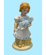 A Mother's Love Avon 1981 Figurine Pocelain Blue Yellow 6" - $7.89