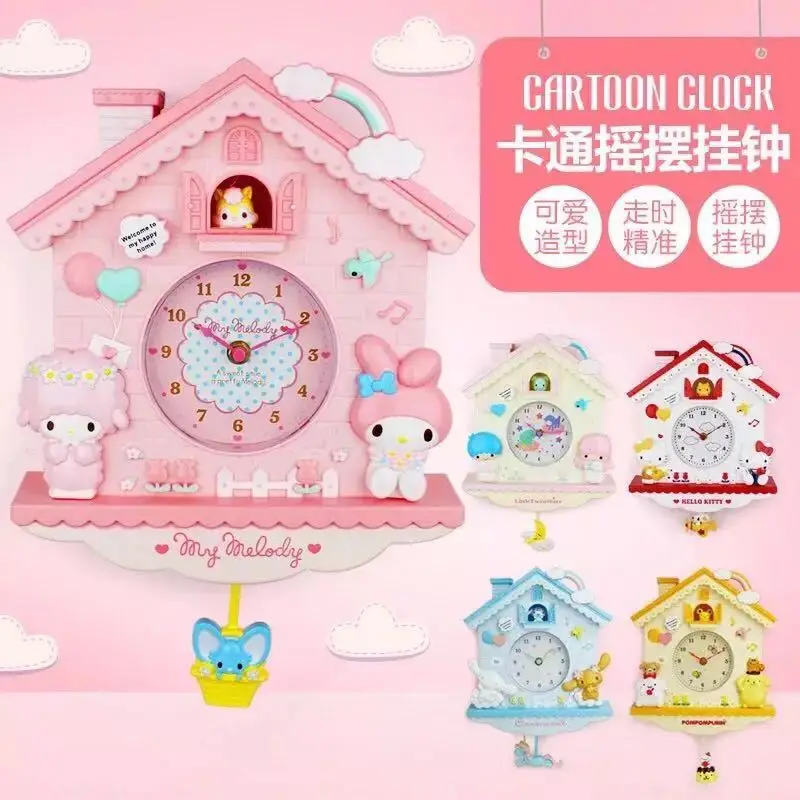 Sanrio Hello Kitty Animation Cartoon Peripheral Personalized Battery Swing Wall - £21.49 GBP