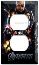 Avengers Superheroes Ironman Thor Hulk Capt America Outlet Wall Plate Room Decor - £15.14 GBP