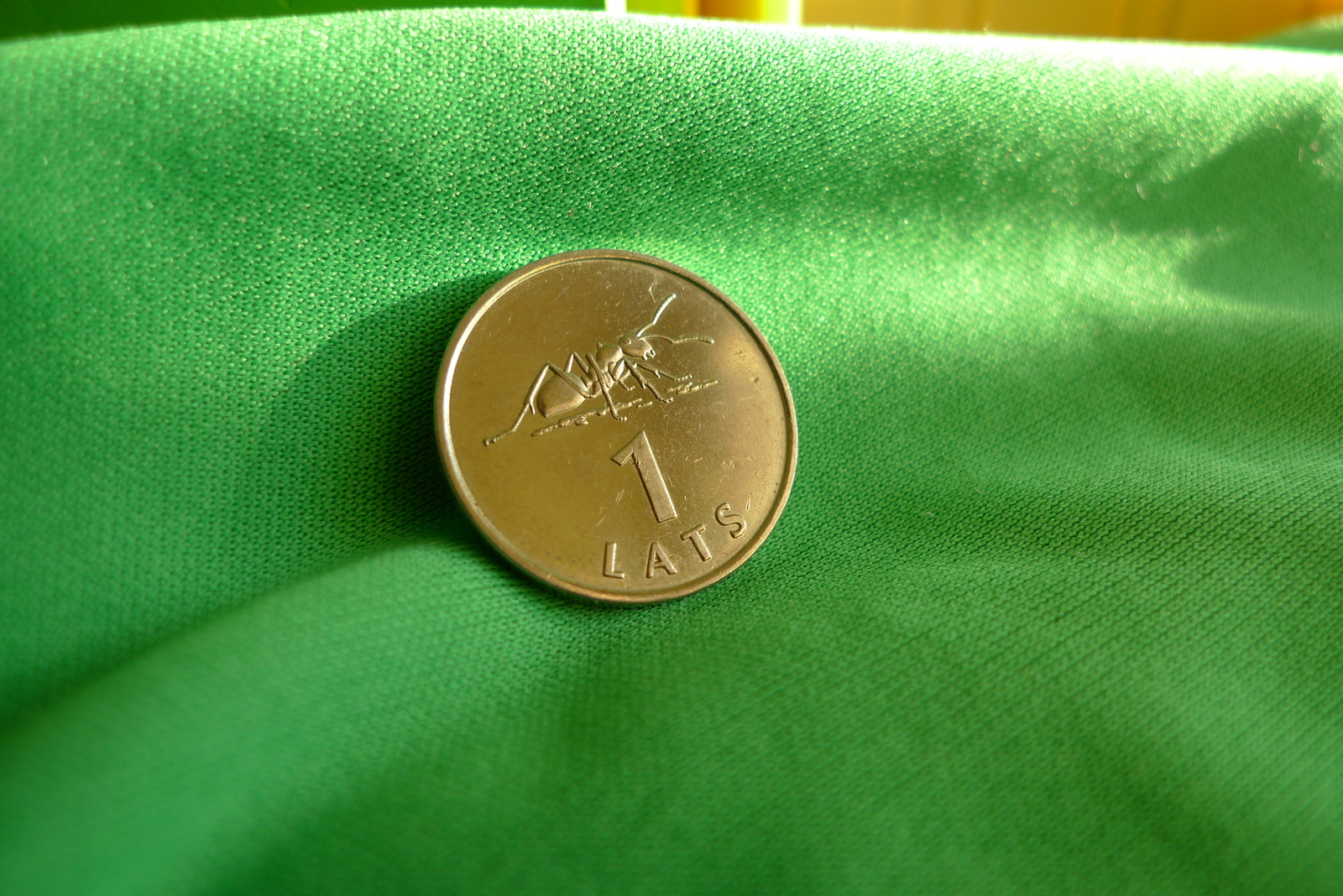 Latvia, 1 LATS 2003 ANT - Coin for Luck Souvenir Collection Collectibles coin - $79.00