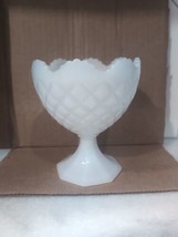 Vintage Milk glass compote #12 Cleveland OH. - £11.87 GBP
