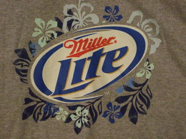 T - Shirt, Miller Lite T shirt - size L - £5.97 GBP