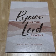 2024 Monthly Planner Calendar Rejoice in the Lord Always Faith 6.75x9.5 - £10.20 GBP