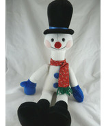 Vintage Chosun Windsor Collection Snowman Christmas Doll Excellent 24&quot; Tall - $47.52 CAD