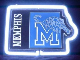 NCAA Memphis Tiger 3D Beer Bar Neon Light Sign 11&#39;&#39; x 8&quot; - £157.24 GBP