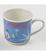 Oneida China Coca Cola Laughing Snowman Pattern Mug Coke Stoneware Coffe... - £4.65 GBP