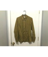 J Crew Button Down Pin Tuck Pleated Silk Blend Top Roll Tab Sleeves SZ 8 - €14,49 EUR