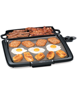 Presto Ceramic Electric Griddle/Warmer Plus, Black 07024 - $1,193.44 MXN
