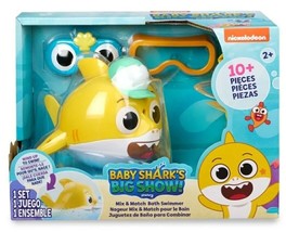 Baby Shark’s Big Show Mix And Match Bath Swimmer Kids Baby Bath Toy Toddler New - £17.45 GBP