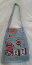 Vintage Levi&#39;s Denim Handbag Bag Purse Orange Tab Las Vegas  - £30.58 GBP