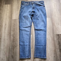 Nat Nast Jeans Mens 36x32 Straight Leg Casual Denim Stretch Distressed W... - $34.94
