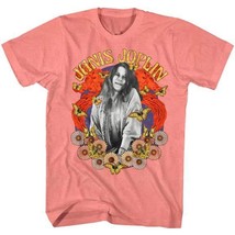 Sale  Janis Joplin Butterflies &amp; Sunflowers Coral Colored Shirt   SMALL Only - £10.41 GBP
