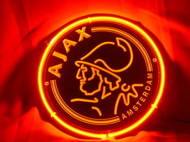 AFC Ajax Amsterdam 3D Beer Bar Neon Light Sign 11&#39;&#39; x 8&quot; - £155.95 GBP