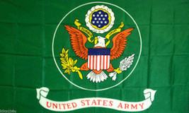 Army Flag -Green - 3&#39; x 5&#39;  US Army Flag -Green Flag - Banner - £12.50 GBP