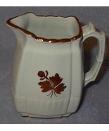 Vintage Mellor Taylor Ironstone Tea Leaf 5 inch Table Pitcher England - $80.94 CAD