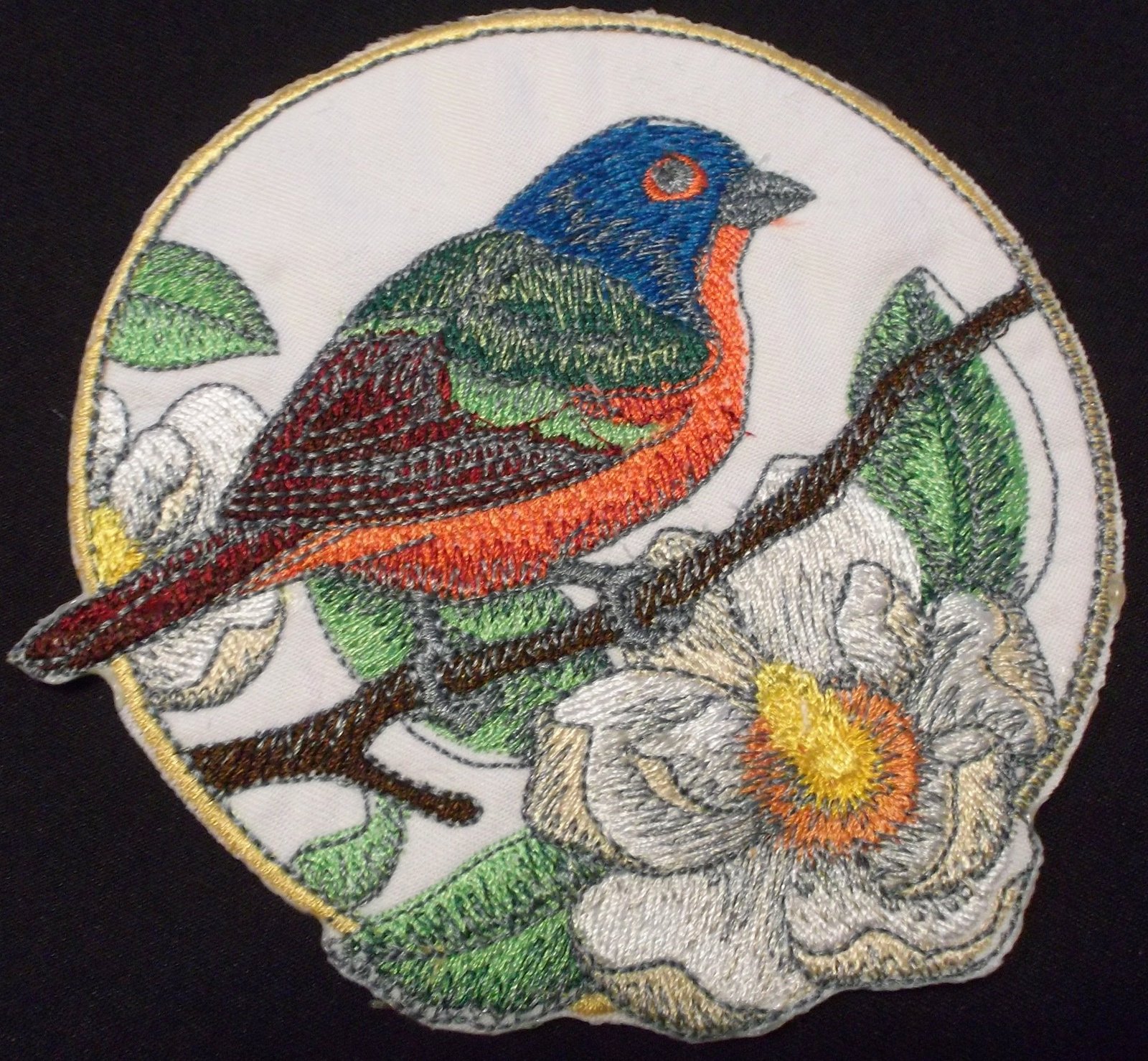 Primary image for Nature Weaved in Threads, Amazing Birds Kingdom [Painted Bunting and Magnolia Ci